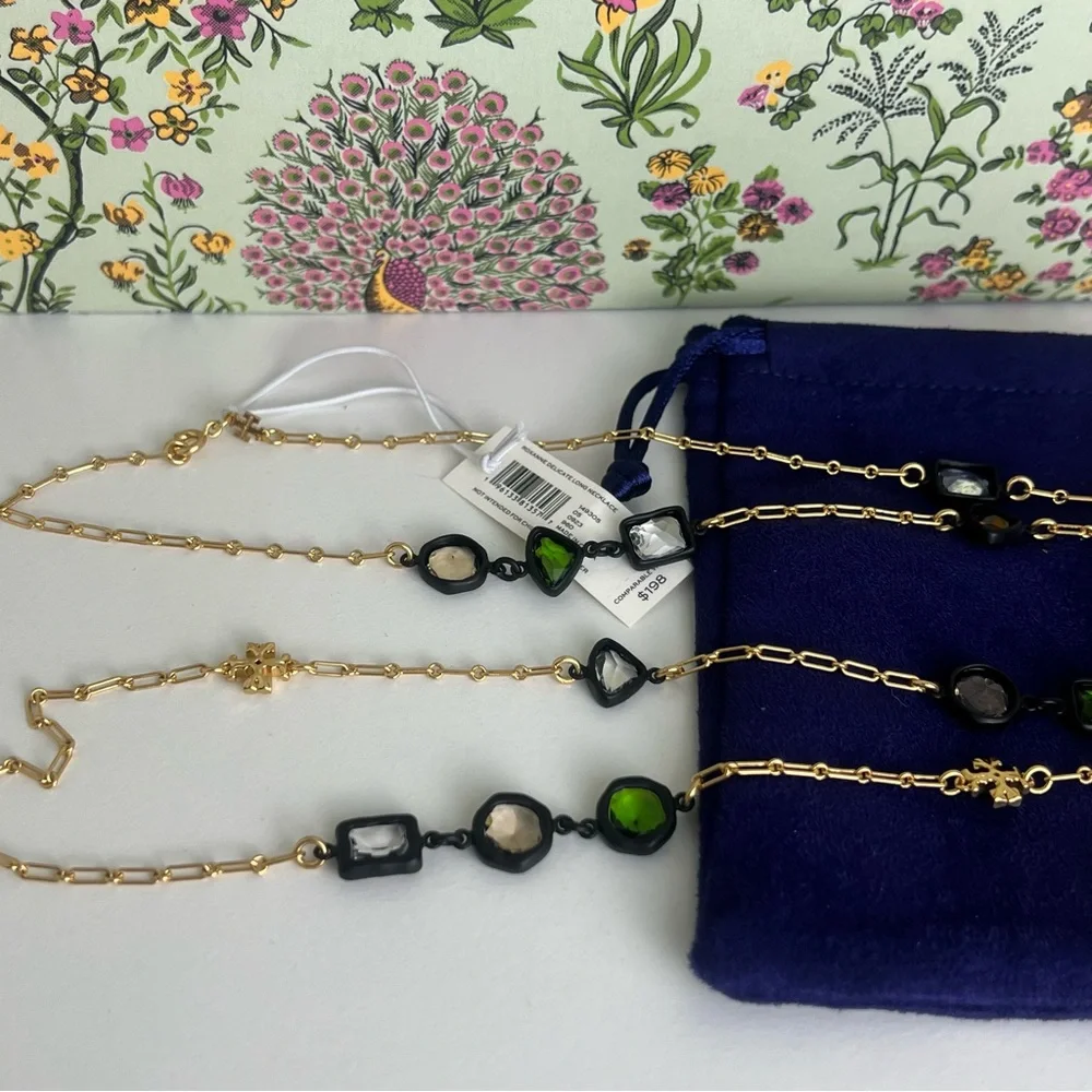 New Tory Burch ROXANNE DELICATE LONG NECKLACE - Picture 13 of 15
